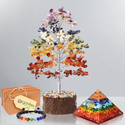 7 Chakra Crystal Stones Gift Set