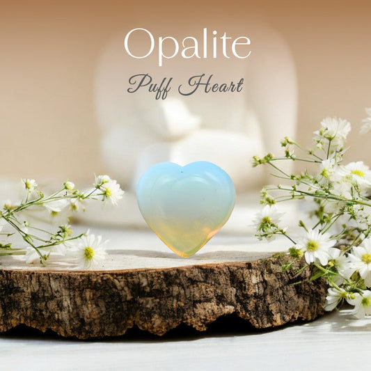 Opalite Puff Heart