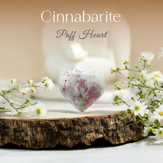 Cinnabarite Puff Heart