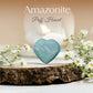 Amazonite Puff Heart