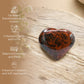 Mahogany Obsidian Puff Heart
