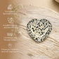 Dalmatian Jasper Puff Heart
