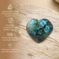 Chrysocolla Puff Heart