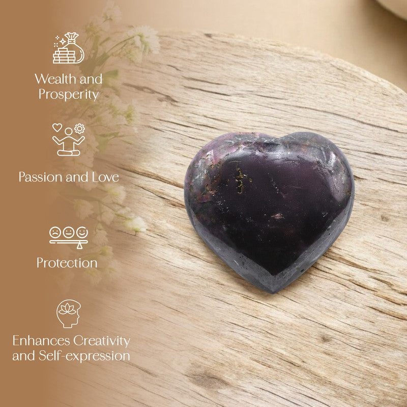 Ruby Heart Puff Heart