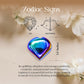Titanium Aura Quartz Puff Heart