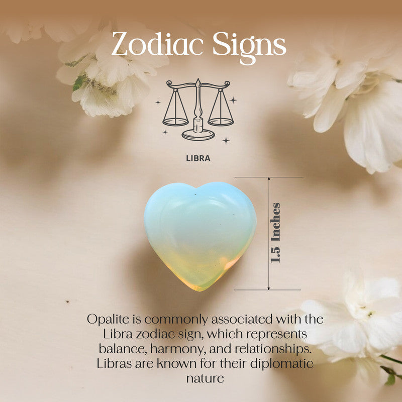 Opalite Puff Heart