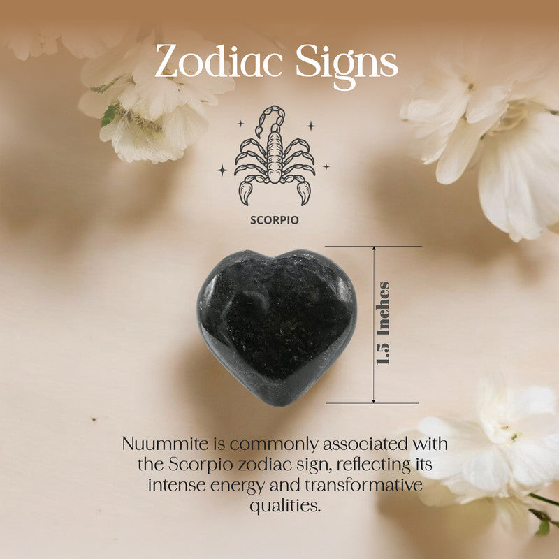Nuummite Puff Heart