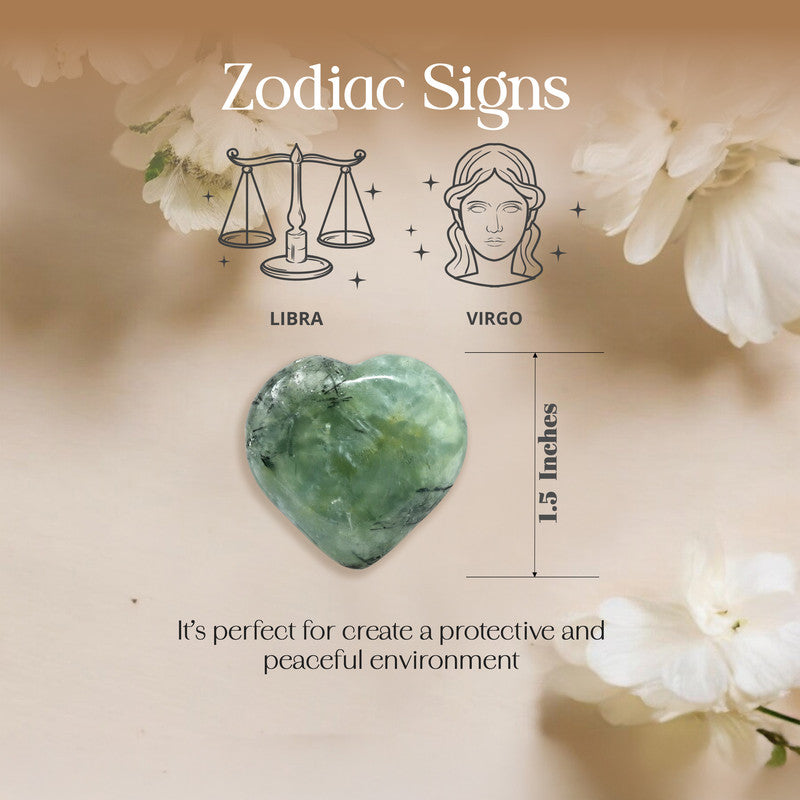 Prehnite Puff Heart