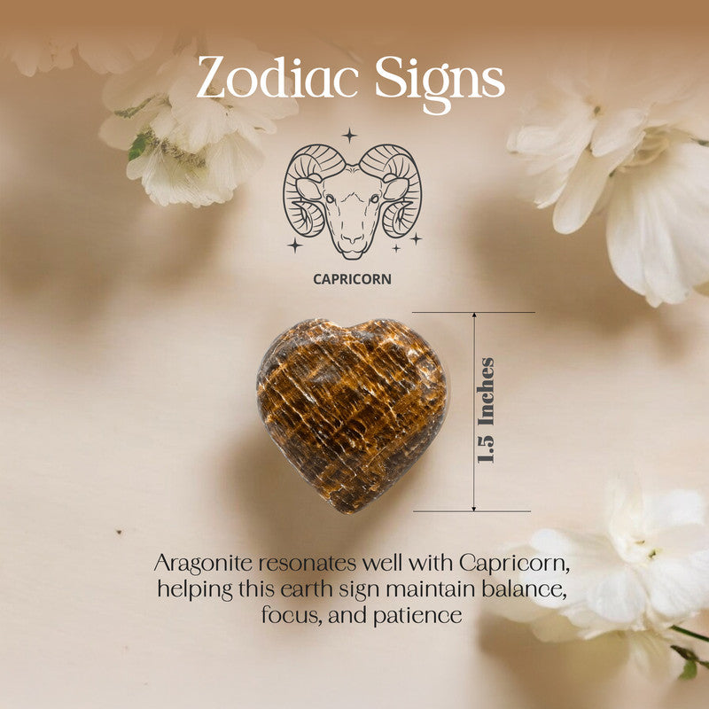 Aragonite Puff Heart