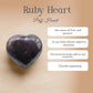 Ruby Heart Puff Heart