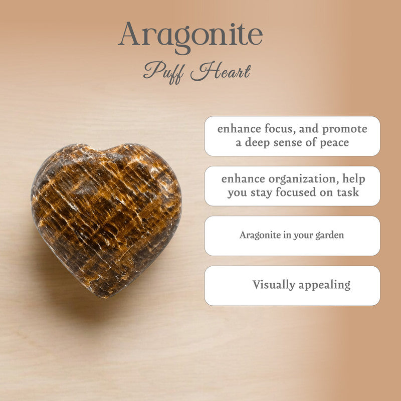Aragonite Puff Heart