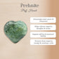 Prehnite Puff Heart