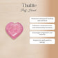 Thulite Puff Heart