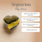 Septarian Puff Heart