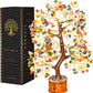7 Chakra Golden Wire Crystal Tree – 10-12 Inch