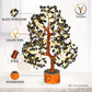 Black Tourmaline Crystal Tree (Golden Wire)