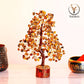 Tiger Eye Golden Wire Crystal Tree – 10-12 Inch