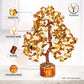 Tiger Eye Golden Wire Crystal Tree – 10-12 Inch