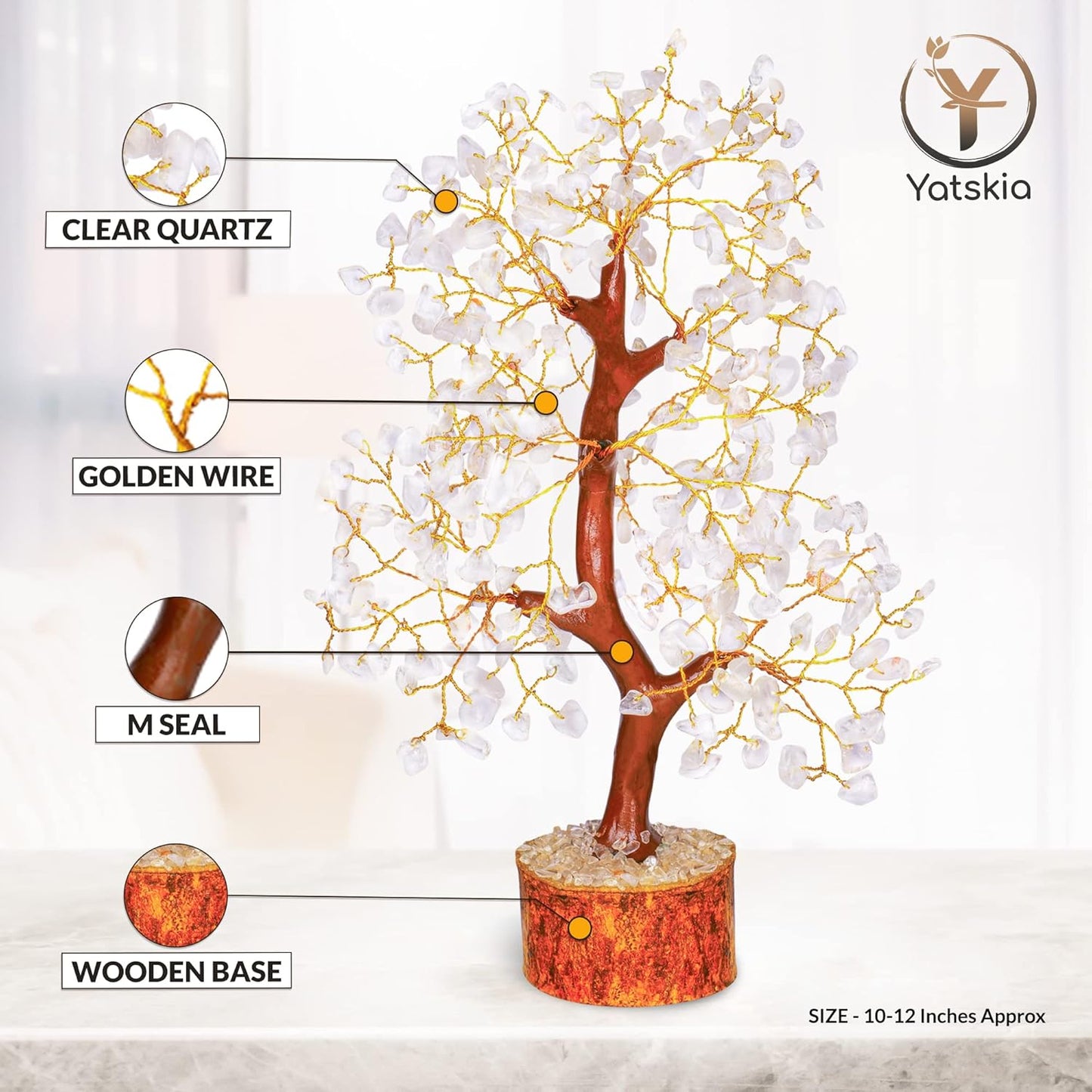 Clear Quartz Crystal Tree