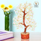 Clear Quartz Crystal Tree Golden Wire