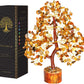 Tiger Eye Golden Wire Crystal Tree – 10-12 Inch