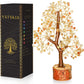 Citrine Healing Crystal Tree (Golden Wire)
