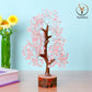 Rose Quartz Silver Wire Crystal Tree – 10-12 Inch
