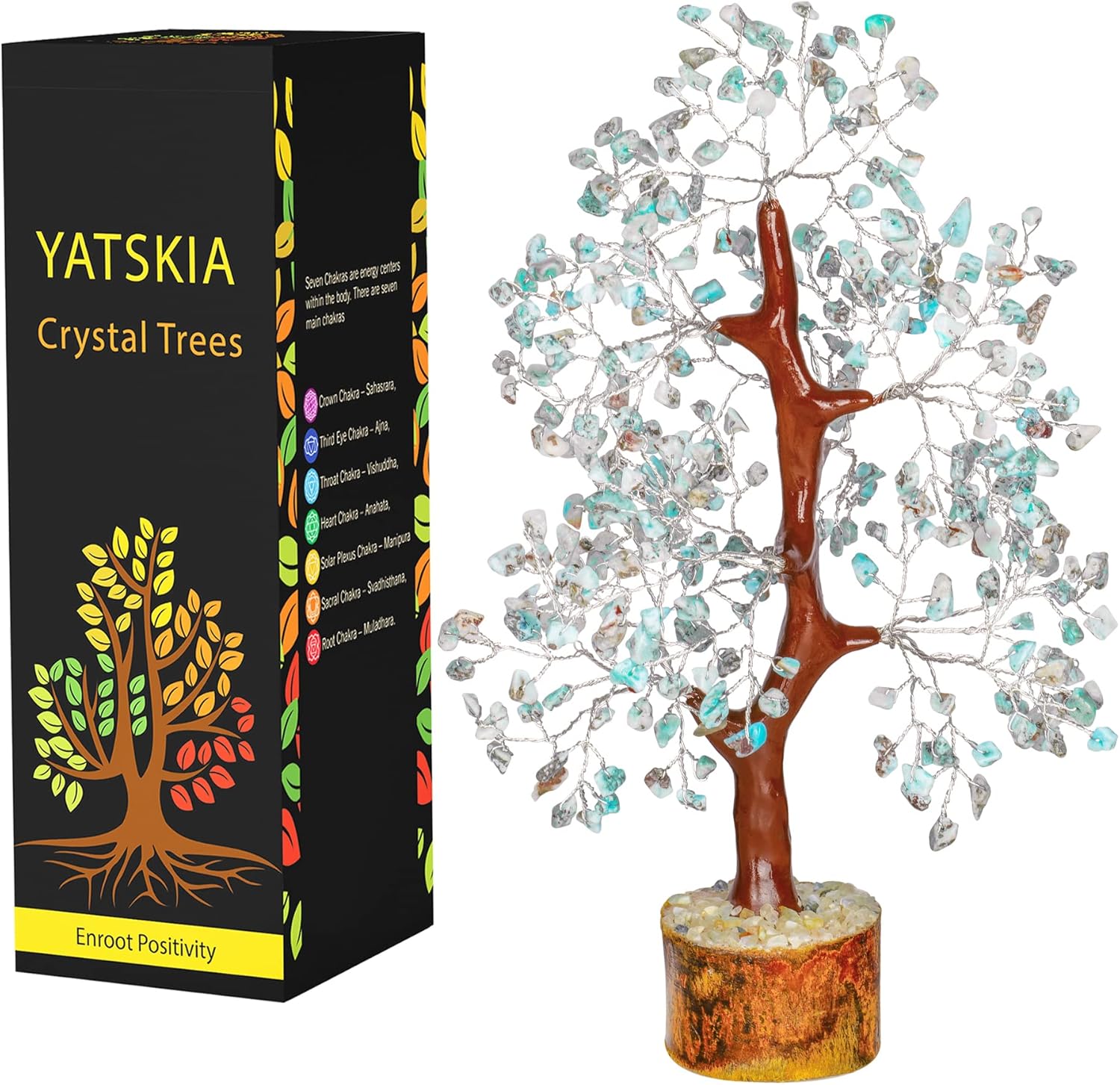 Larimar Crystal Tree