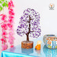 Amethyst Silver Wire Crystal Tree (10 - 12 Inch)