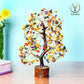 7 Chakra Golden Wire Crystal Tree – 10-12 Inch