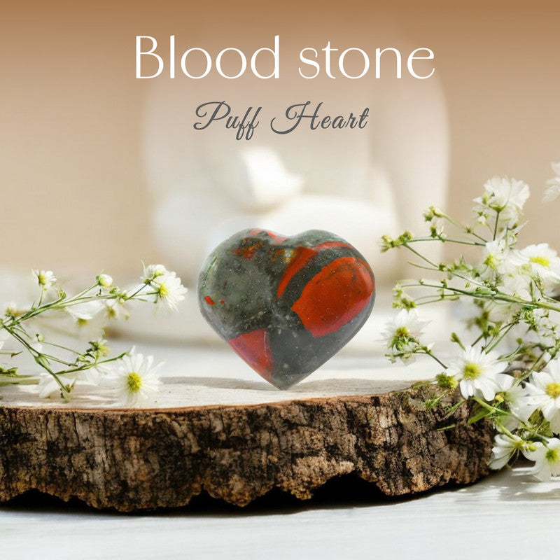 Bloodstone Puff Heart