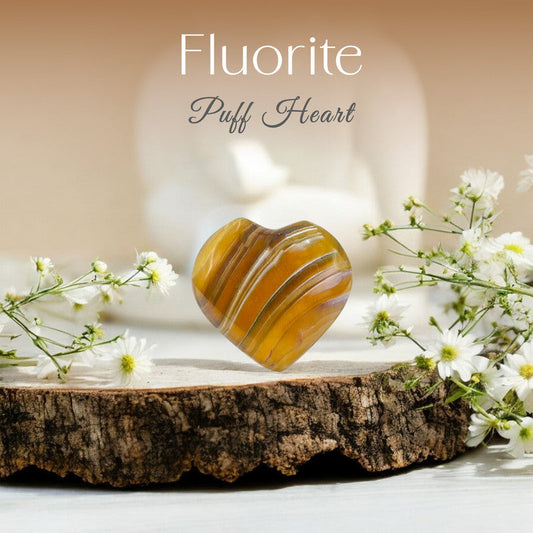 Fluorite Puff Heart