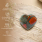 Bloodstone Puff Heart