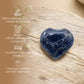 Iolite Puff Heart