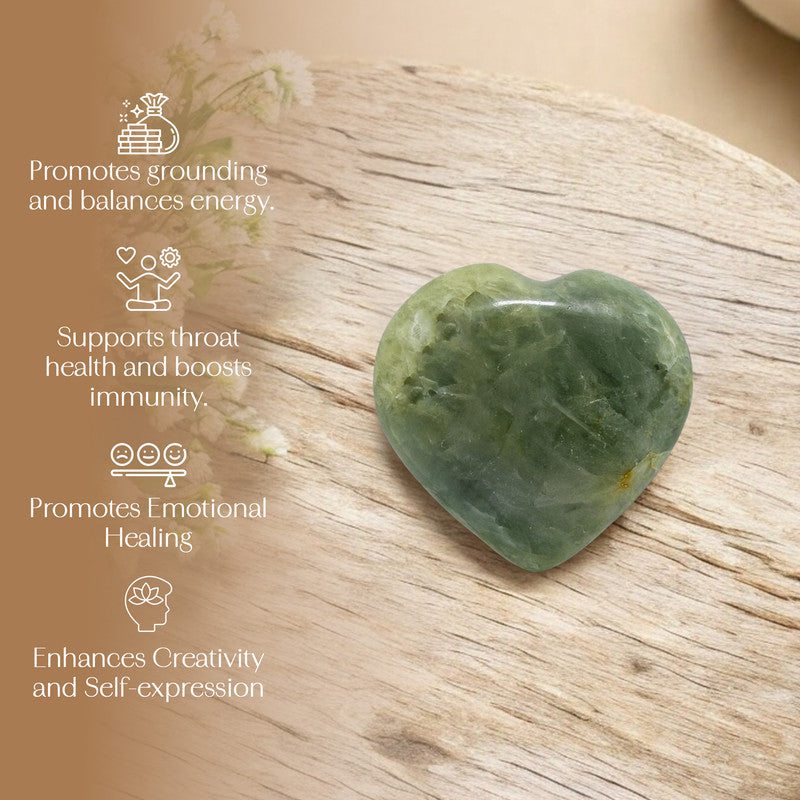 Yellow Aquamarine Puff Heart