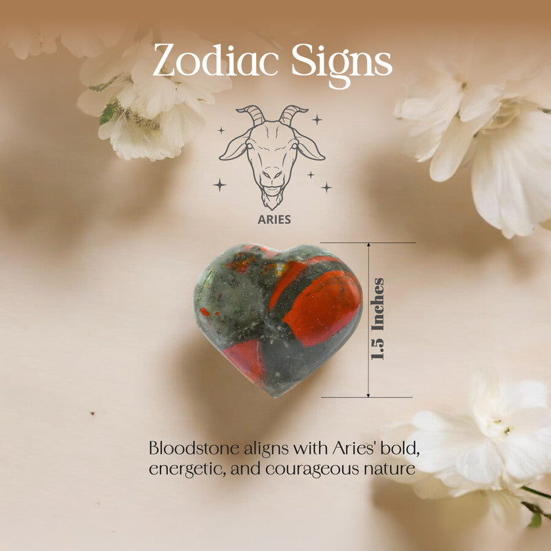 Bloodstone Puff Heart