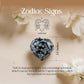 Snowflake Obsidian Puff Heart