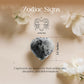 Black Rutilated Puff Heart