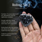 Indigo Gabbro Puff Heart