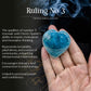 Green Apatite Puff Heart