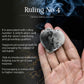 Black Rutilated Puff Heart