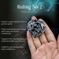 Snowflake Obsidian Puff Heart