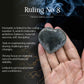 Hematite Puff Heart
