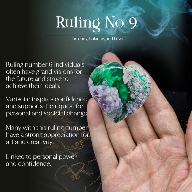 Variscite Puff Heart