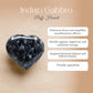 Indigo Gabbro Puff Heart