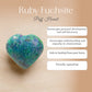Ruby Fuchsite Puff Heart