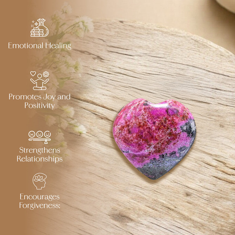 Cobalt Calcite Puff Heart