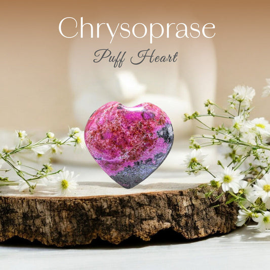 Cobalt Calcite Puff Heart