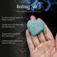 Amazonite Puff Heart
