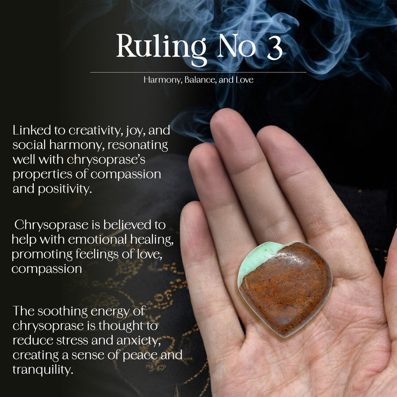 Chrysoprase Puff Heart